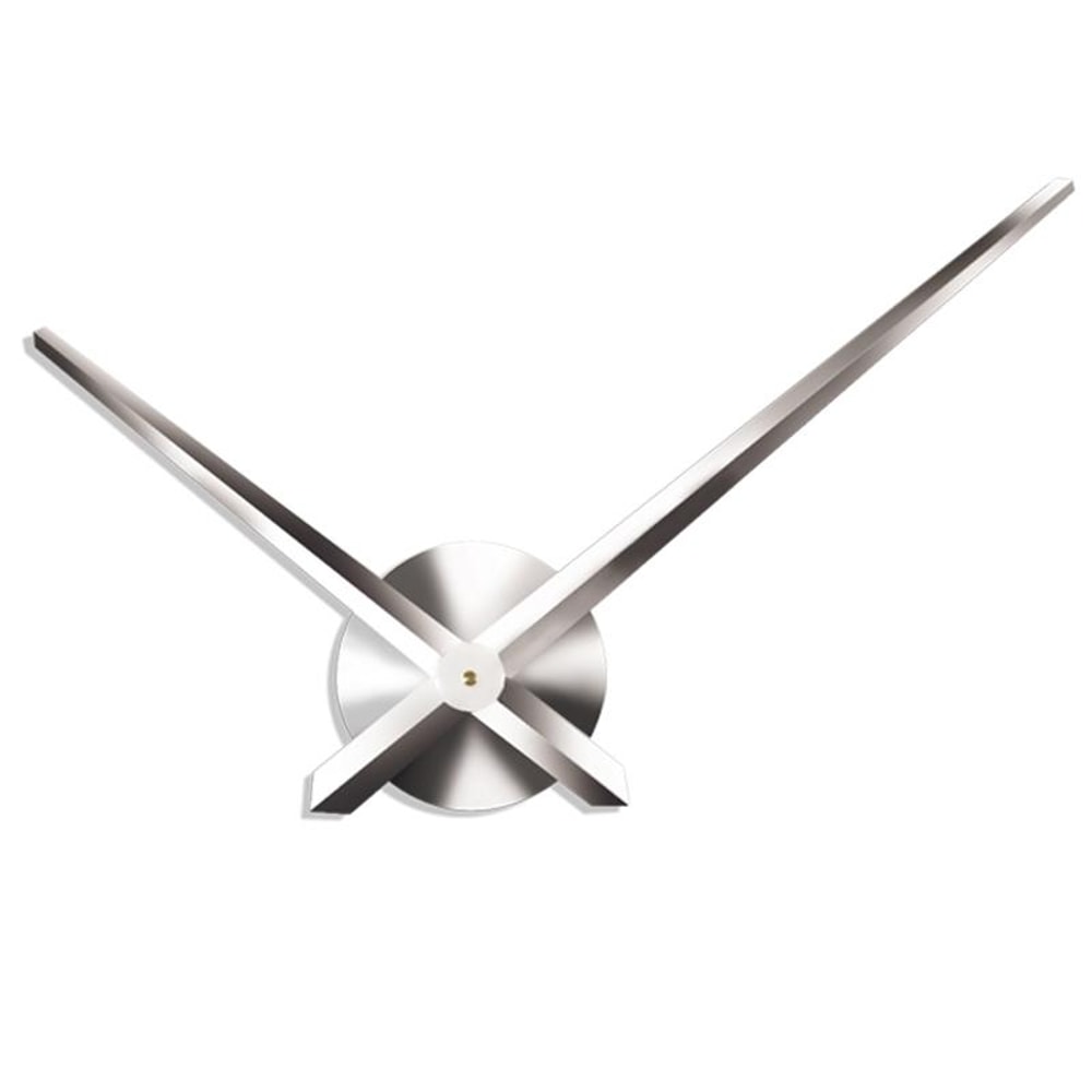 DIY Stainless Steel Wall Clock Large 40 Inch Modern Mirror Wall Clock for Home Decor