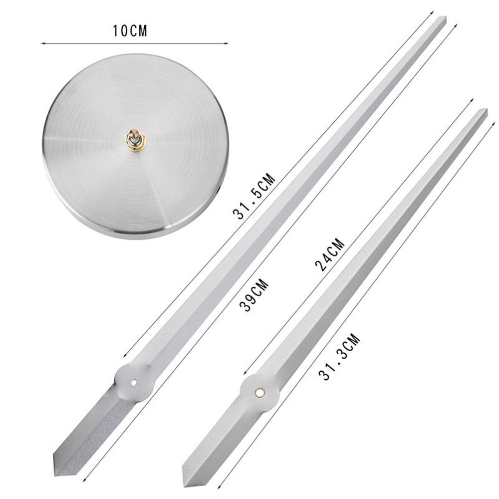 DIY Stainless Steel Wall Clock Large 40 Inch Modern Mirror Wall Clock for Home Decor