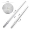 DIY Stainless Steel Wall Clock Large 40 Inch Modern Mirror Wall Clock for Home Decor