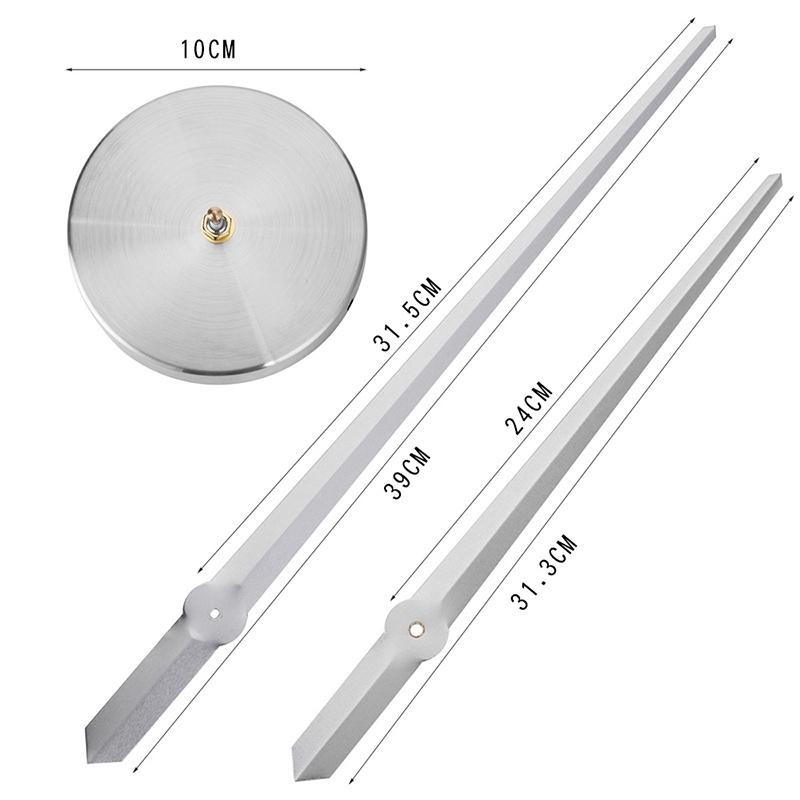 DIY Stainless Steel Wall Clock Large 40 Inch Modern Mirror Wall Clock for Home Decor
