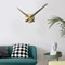 DIY Stainless Steel Wall Clock Large 40 Inch Modern Mirror Wall Clock for Home Decor