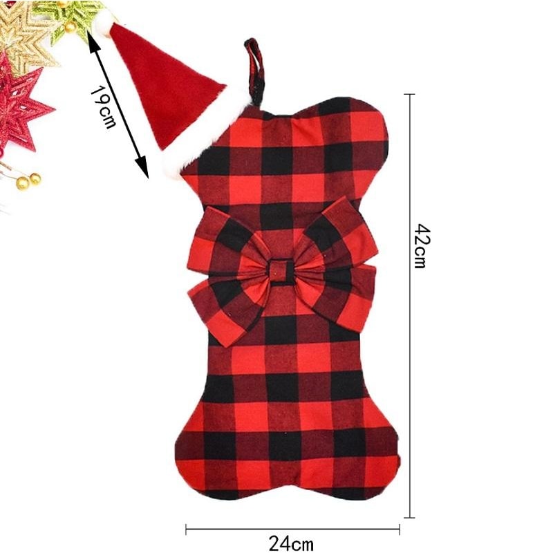 Christmas Hanging Candy Gift Bag for Kids Holiday Decor Pendant