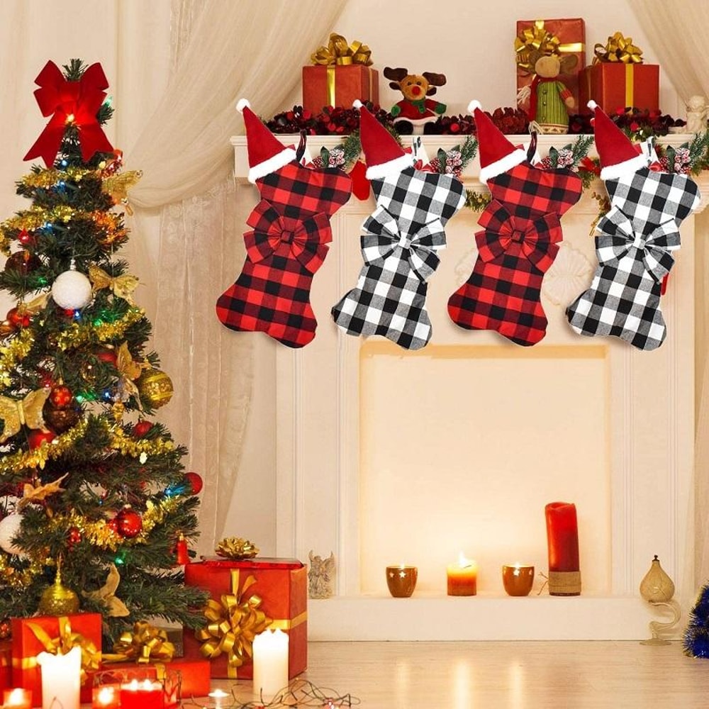 Christmas Hanging Candy Gift Bag for Kids Holiday Decor Pendant