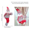 Christmas Elk Curtain Tieback Plush Doll Holiday Curtain Buckle Decor 2