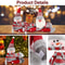 Christmas Elk Curtain Tieback Plush Doll Holiday Curtain Buckle Decor 5
