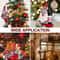 Christmas Elk Curtain Tieback Plush Doll Holiday Curtain Buckle Decor 7