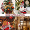 Christmas Elk Curtain Tieback Plush Doll Holiday Curtain Buckle Decor 7