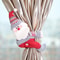Christmas Elk Curtain Tieback Plush Doll Holiday Curtain Buckle Decor 1