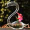 Elegant Swan Glass Vase Centerpiece for Home & Wedding Decor