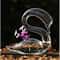 Elegant Swan Glass Vase Centerpiece for Home & Wedding Decor