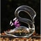 Elegant Swan Glass Vase Centerpiece for Home & Wedding Decor