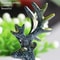 Elegant Deer Car Ornament Set Resin Dashboard Decor For Home And Office 5