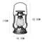 Solar Flame Lantern Vintage Kerosene Style Outdoor Decorative Light
