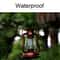 Solar Flame Lantern Vintage Kerosene Style Outdoor Decorative Light