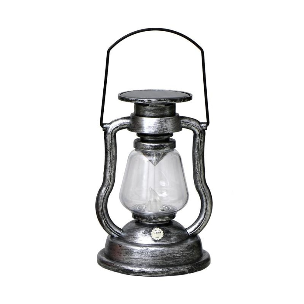 Solar Flame Lantern Vintage Kerosene Style Outdoor Decorative Light