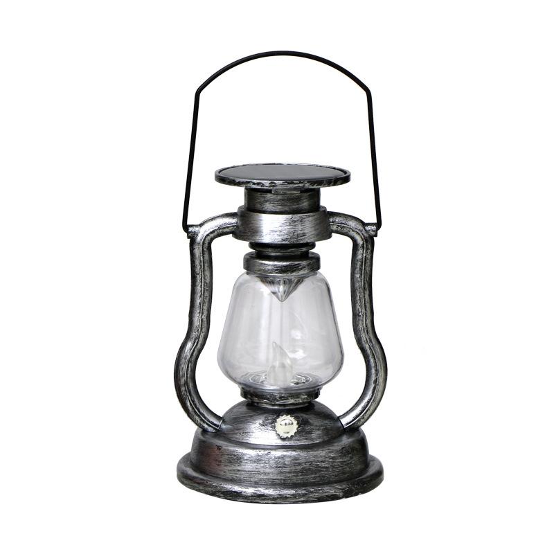 Solar Flame Lantern Vintage Kerosene Style Outdoor Decorative Light