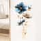 3D Flower Wall Stickers Floral PVC Wall Decals for Bedroom Home Decor