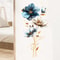3D Flower Wall Stickers Floral PVC Wall Decals for Bedroom Home Decor
