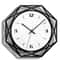 Modern Acrylic Wall Clock Transparent Minimalist Home Decor Quartz Timepiece Black 1