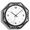 Modern Acrylic Wall Clock Transparent Minimalist Home Decor Quartz Timepiece Black 1
