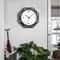 Modern Acrylic Wall Clock Transparent Minimalist Home Decor Quartz Timepiece Black 3
