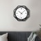 Modern Acrylic Wall Clock Transparent Minimalist Home Decor Quartz Timepiece Black 5