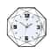 Modern Acrylic Wall Clock Transparent Minimalist Home Decor Quartz Timepiece Black 4