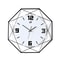 Modern Acrylic Wall Clock Transparent Minimalist Home Decor Quartz Timepiece Black 4