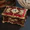 Enamel Zinc Alloy Luxury Jewelry Box Decorative Trinket Storage Box With Double Layer Organizer 1
