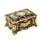 Enamel Zinc Alloy Luxury Jewelry Box Decorative Trinket Storage Box With Double Layer Organizer 3