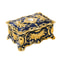 Enamel Zinc Alloy Luxury Jewelry Box Decorative Trinket Storage Box With Double Layer Organizer 3