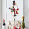 LED Christmas Vine Ring with Lights Festive Garland Decoration for Home, Hotel & Event Displays