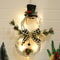 LED Christmas Vine Ring with Lights Festive Garland Decoration for Home, Hotel & Event Displays
