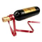 Metal Ribbon Suspended Wine Bottle Holder Iron Decorative Wine Rack Desktop Home Ornament