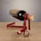 Metal Ribbon Suspended Wine Bottle Holder Iron Decorative Wine Rack Desktop Home Ornament