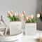 Artificial Tulip Bouquet with Paper Bag Faux Flower Arrangement Simulation Flowers Home Decor Set