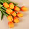 Artificial Tulip Bouquet with Paper Bag Faux Flower Arrangement Simulation Flowers Home Decor Set