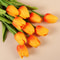 Artificial Tulip Bouquet with Paper Bag Faux Flower Arrangement Simulation Flowers Home Decor Set