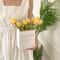 Artificial Tulip Bouquet with Paper Bag Faux Flower Arrangement Simulation Flowers Home Decor Set