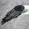Black Hand Woven Dream Catcher Wall Hanging Car Decoration Boho Home Decor 4