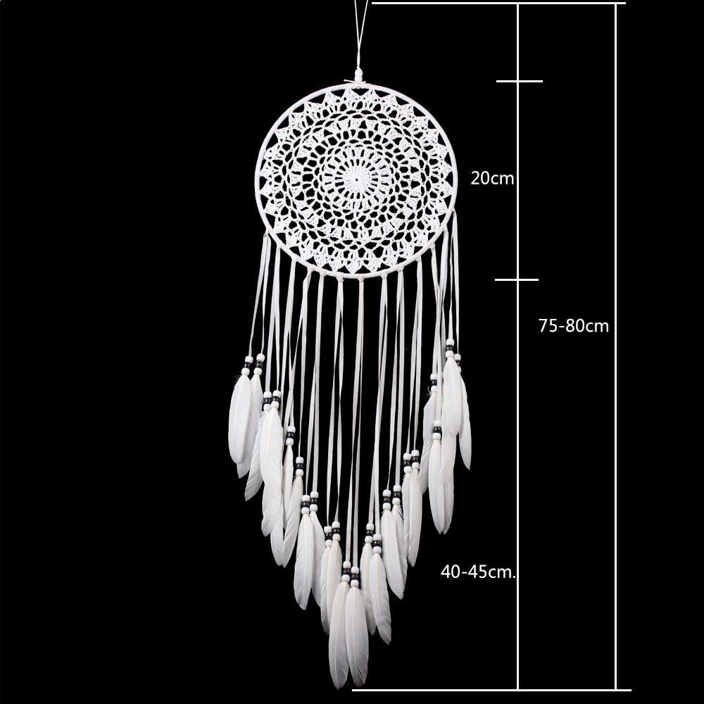 Black Hand Woven Dream Catcher Wall Hanging Car Decoration Boho Home Decor 5