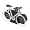 Retro Flip Clock Bicycle Shape Decorative Quartz Home Table Clock for Living Room and Office Decor