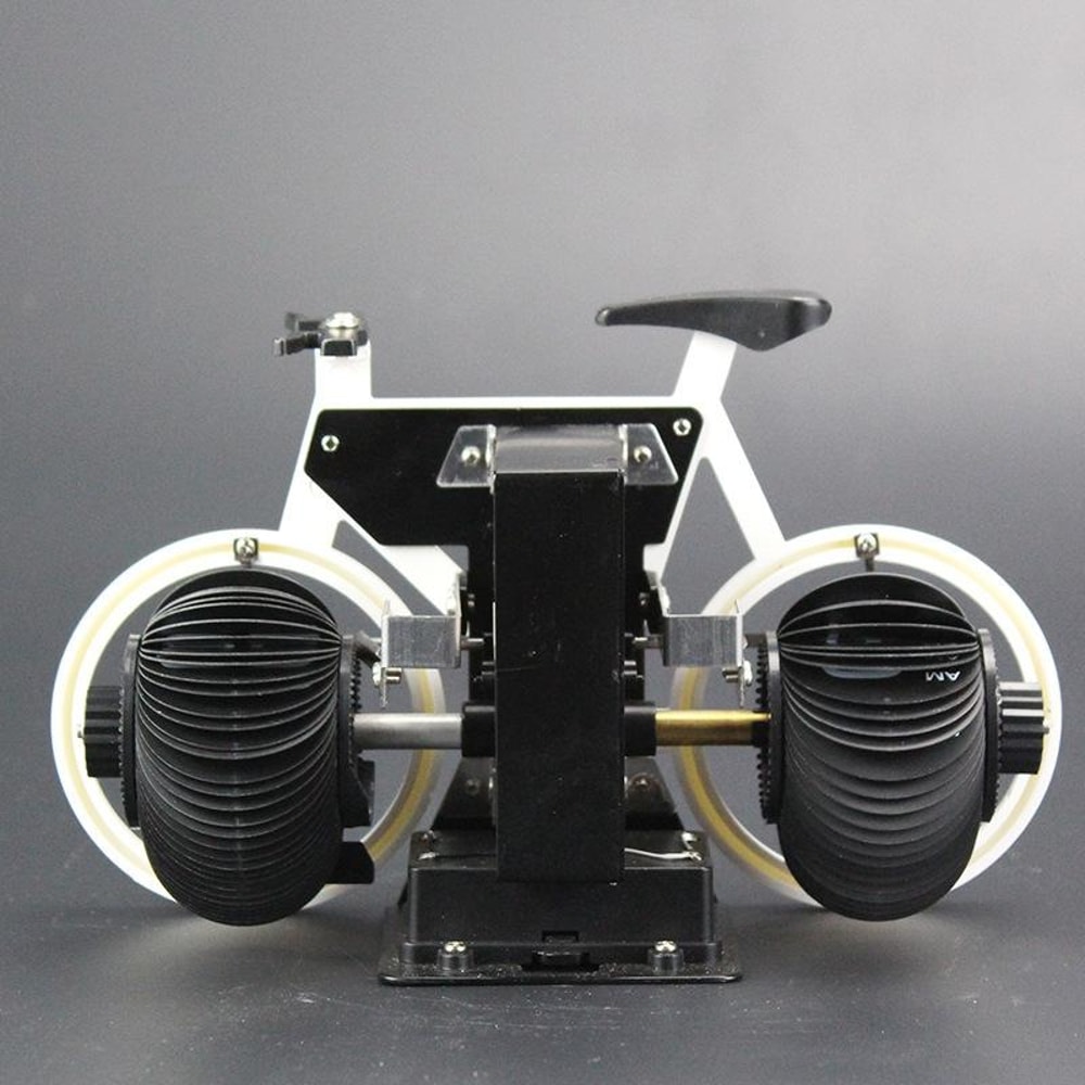 Retro Flip Clock Bicycle Shape Decorative Quartz Home Table Clock for Living Room and Office Decor