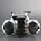 Retro Flip Clock Bicycle Shape Decorative Quartz Home Table Clock for Living Room and Office Decor