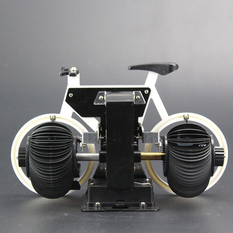 Retro Flip Clock Bicycle Shape Decorative Quartz Home Table Clock for Living Room and Office Decor
