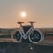 Retro Flip Clock Bicycle Shape Decorative Quartz Home Table Clock for Living Room and Office Decor