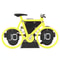 Retro Flip Clock Bicycle Shape Decorative Quartz Home Table Clock for Living Room and Office Decor