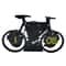 Retro Flip Clock Bicycle Shape Decorative Quartz Home Table Clock for Living Room and Office Decor