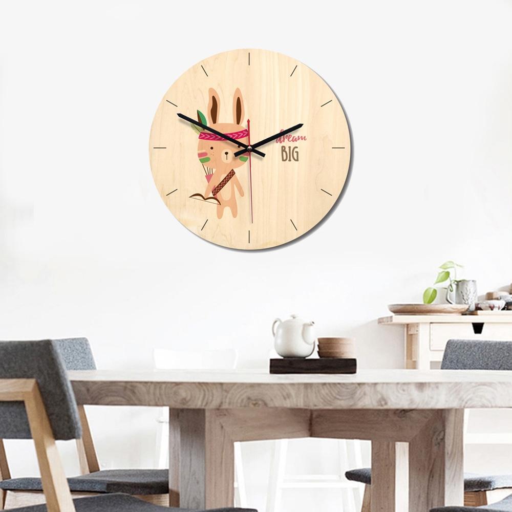 Dog Shaped Swinging Tail Wall Clock Battery Operated Decorative Home Office Timepiece 2