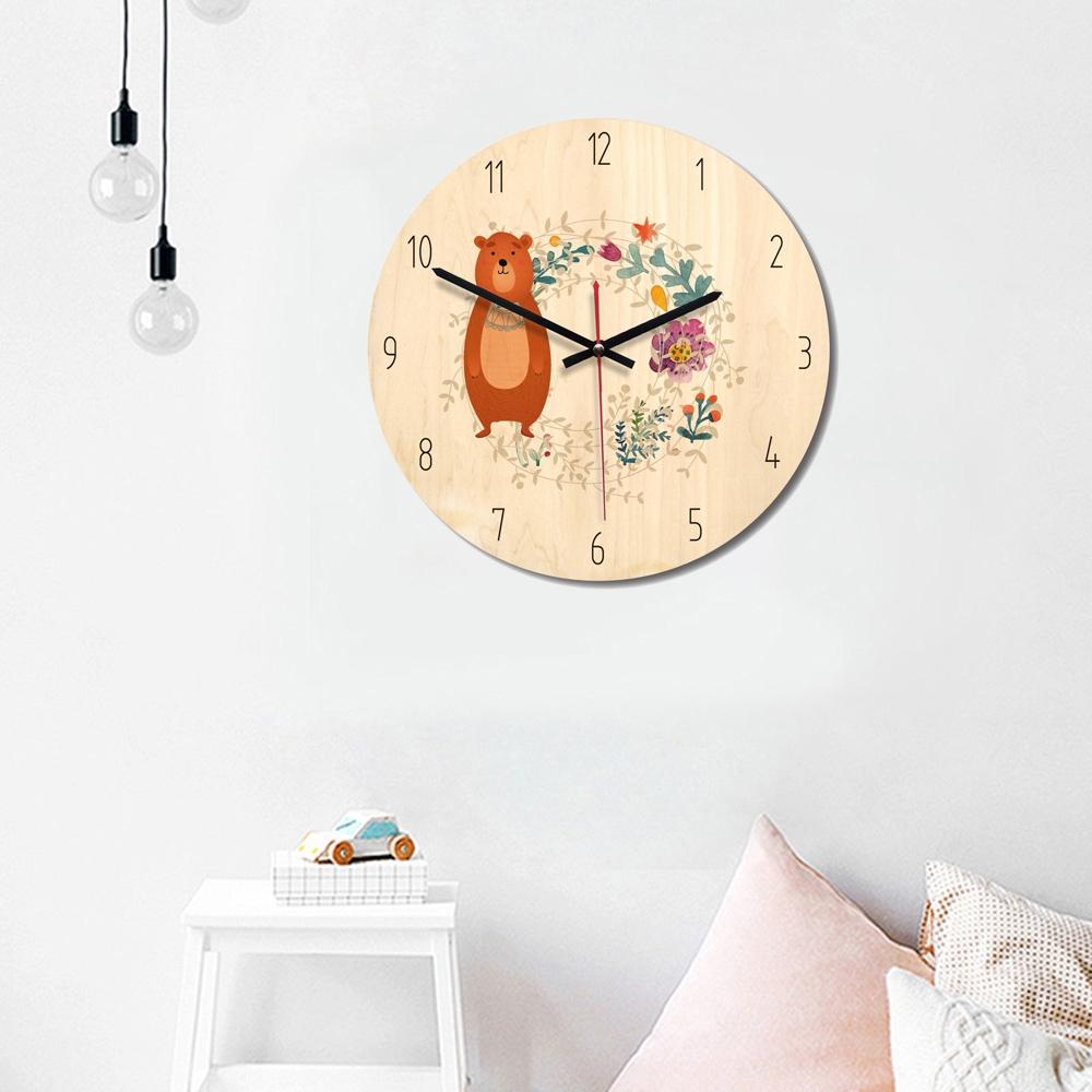 Dog Shaped Swinging Tail Wall Clock Battery Operated Decorative Home & Office Timepiece